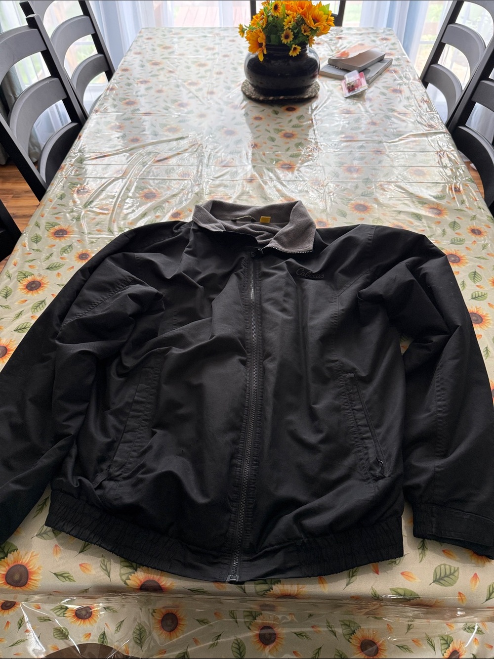 Cabela's Men's Black Lightweight Zip Jacket